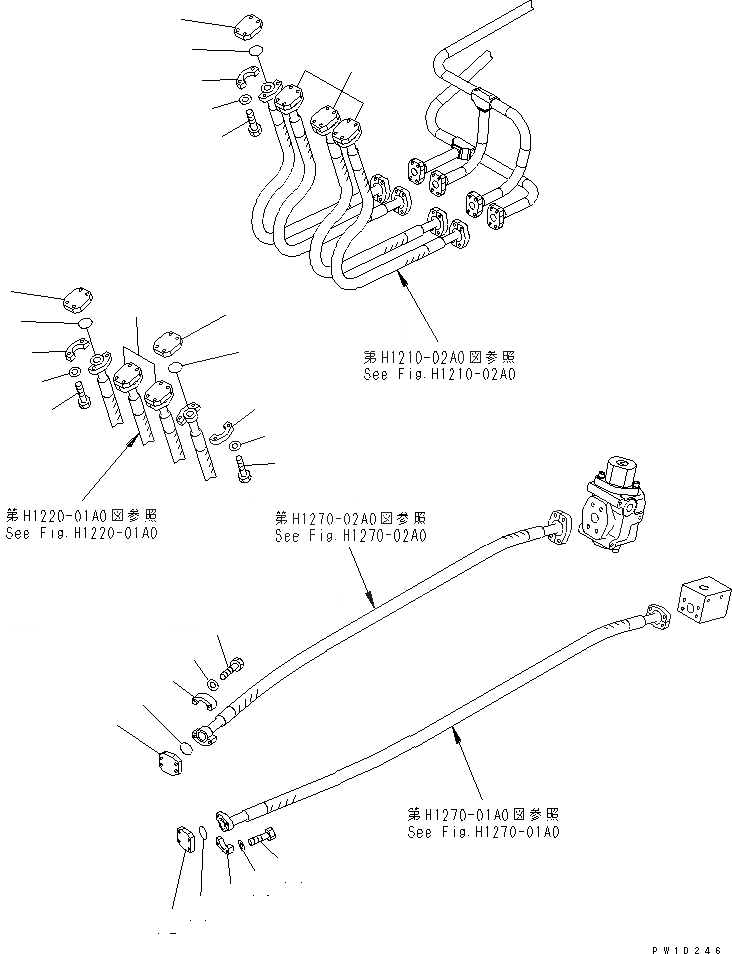Схема запчастей Komatsu PC200LC-7-BA - ЭЛЕМЕНТЫ (ОСН. КОРПУС) ( АКТУАТОР) РАЗНОЕ