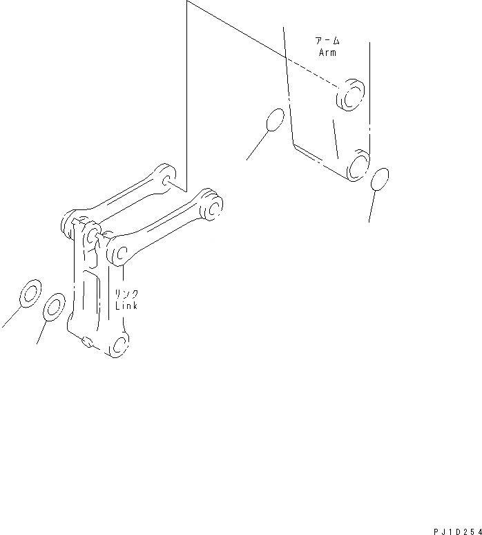 Схема запчастей Komatsu PC200LC-8 - КОВШ (О-КОЛЬЦО И УПЛОТНЕНИЯ) РАБОЧЕЕ ОБОРУДОВАНИЕ