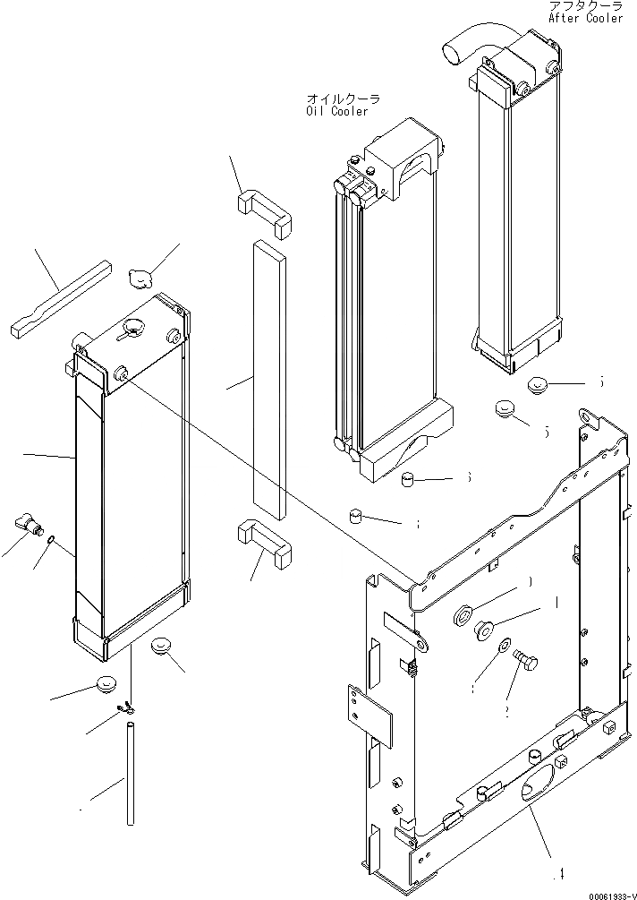 Схема запчастей Komatsu PC200LC-8 - СИСТЕМА ОХЛАЖДЕНИЯ (РАДИАТОР)(№-) СИСТЕМА ОХЛАЖДЕНИЯ