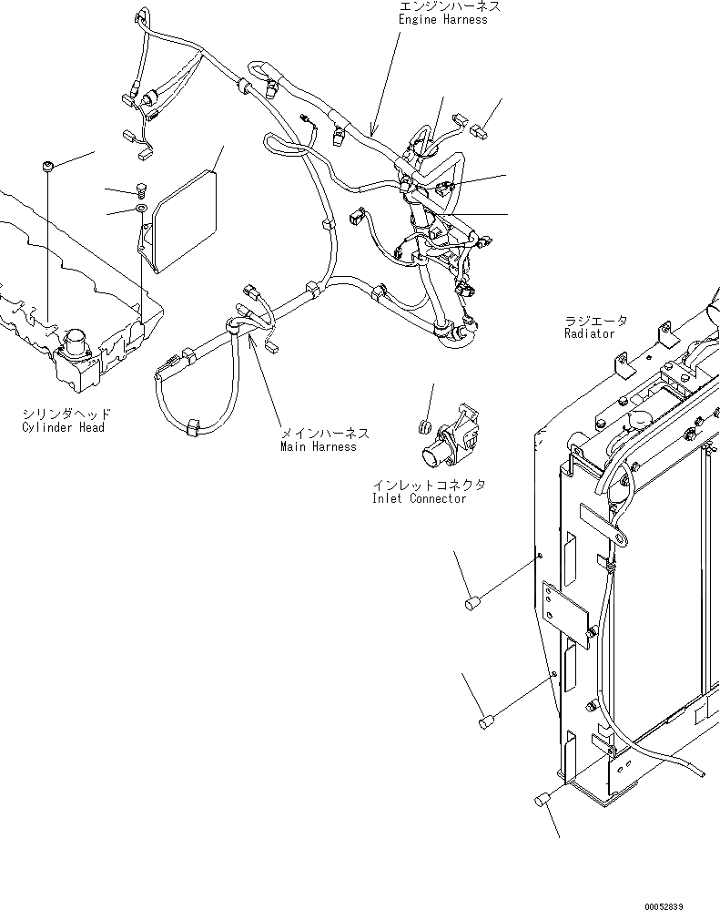 Схема запчастей Komatsu PC200LC-8 - КОНДИЦИОНЕР БЕЗ ПЕЧКИ(№-) КАБИНА ОПЕРАТОРА И СИСТЕМА УПРАВЛЕНИЯ