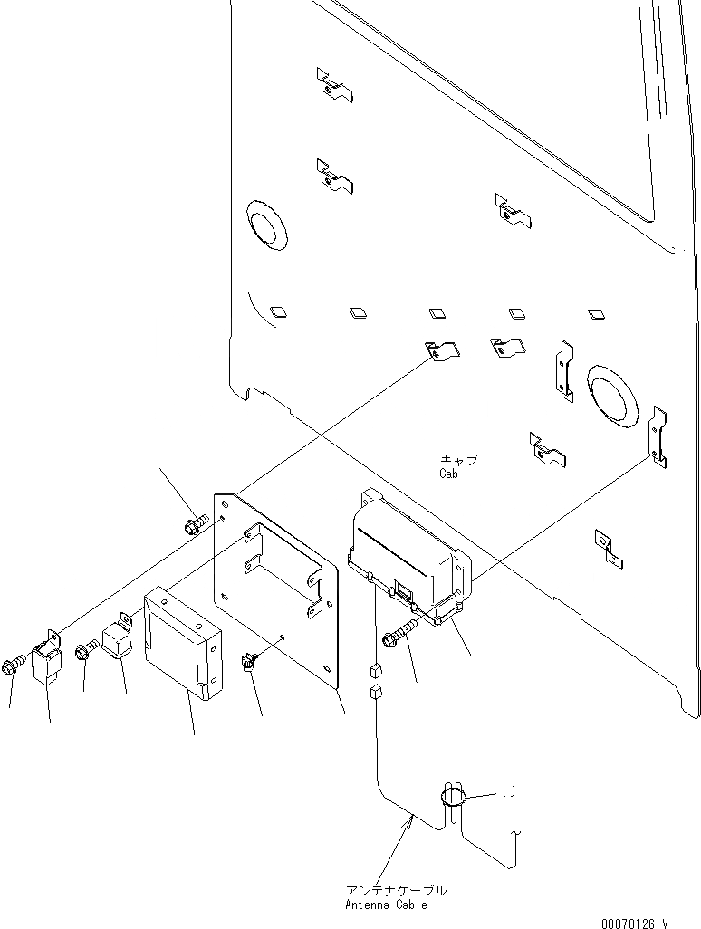 Схема запчастей Komatsu PC200LC-8 - КАБИНА (КАБИНА IN ЧАСТИ) (КОНДИЦ. ВОЗДУХА И KOMTRAX КОНТРОЛЛЕР)(№-) КАБИНА ОПЕРАТОРА И СИСТЕМА УПРАВЛЕНИЯ