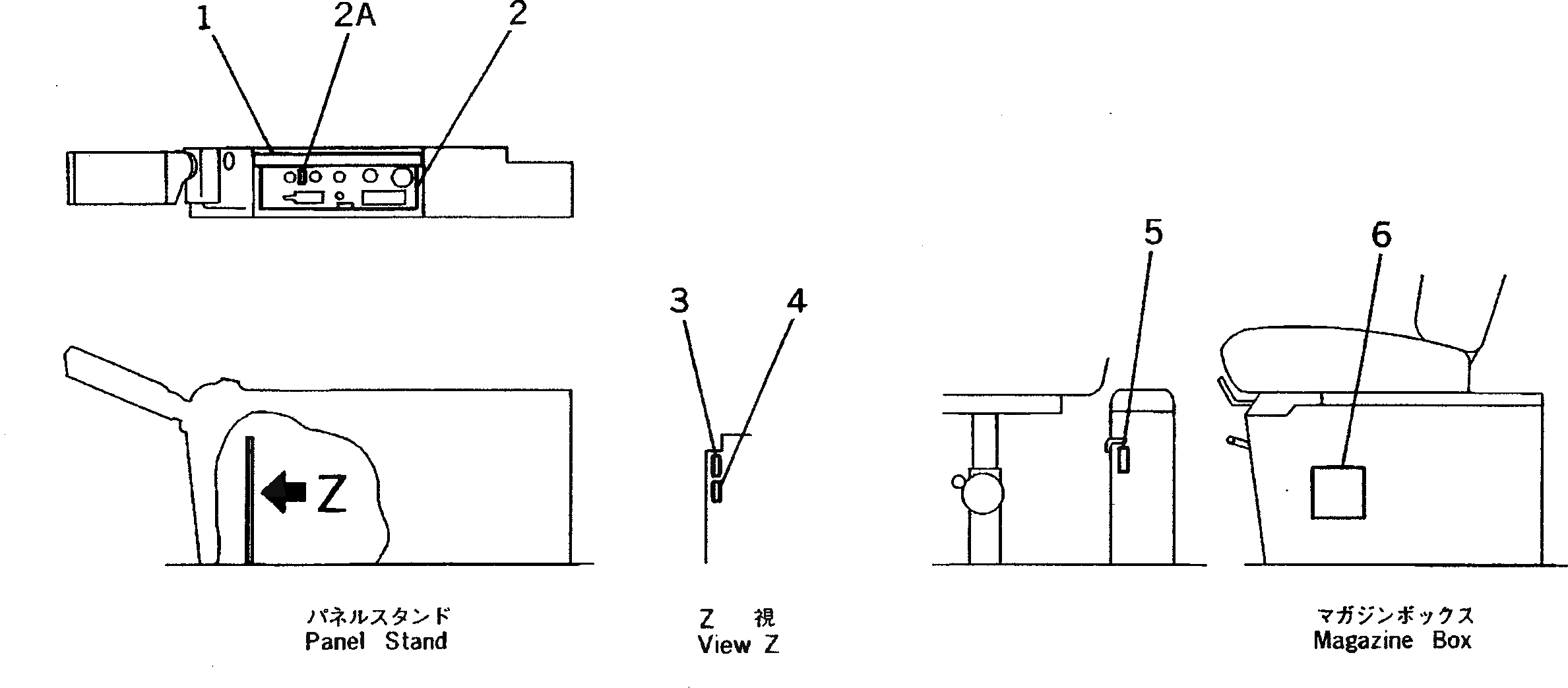 Схема запчастей Komatsu PC200LC-5 - МАРКИРОВКА (ПАНЕЛЬ И УПРАВЛ-Е СТОЙКА) (ДЛЯ УДЛИНН. РЫЧАГ УПРАВЛ-Е) (JPN) (№-78¤79-88) МАРКИРОВКА¤ ИНСТРУМЕНТ И РЕМКОМПЛЕКТЫ