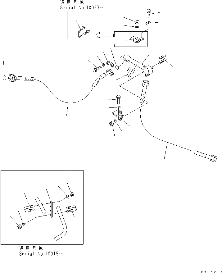 Схема запчастей Komatsu PC200SC-6 - НАВЕСНОЕ ОБОРУД-Е ГИДРАВЛИКА