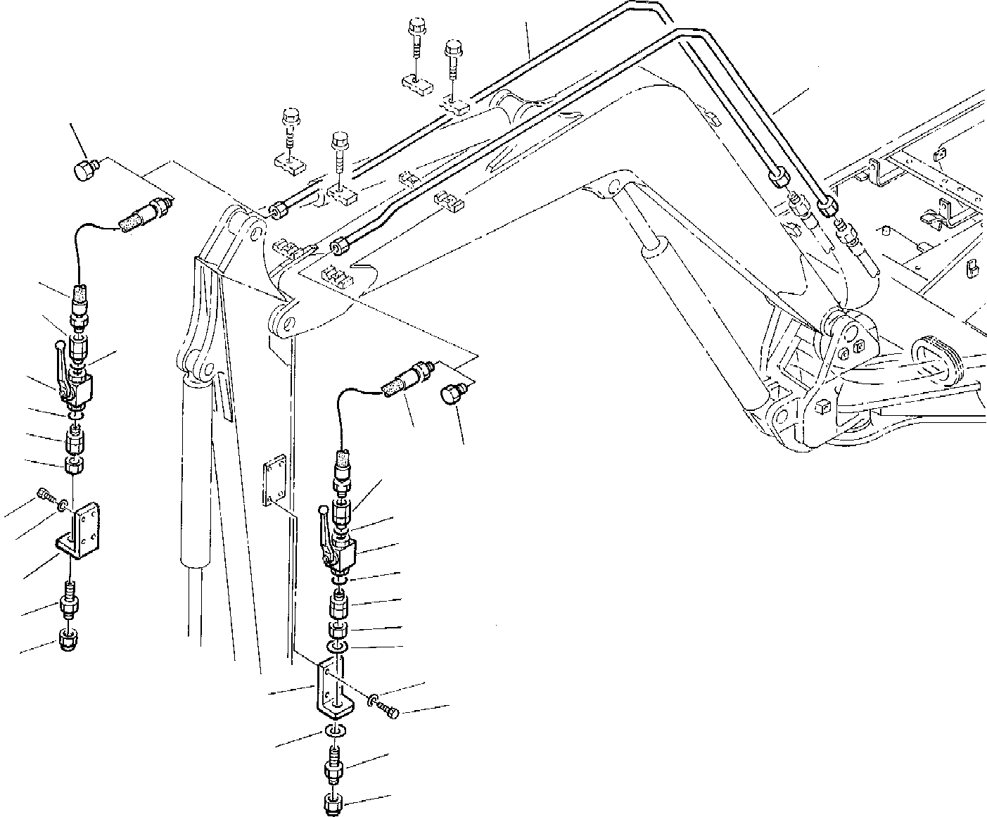 Схема запчастей Komatsu PC20-7 - ГИДРОЛИНИЯ (НАВЕСН. ОБОРУД.) (/) РАБОЧЕЕ ОБОРУДОВАНИЕ