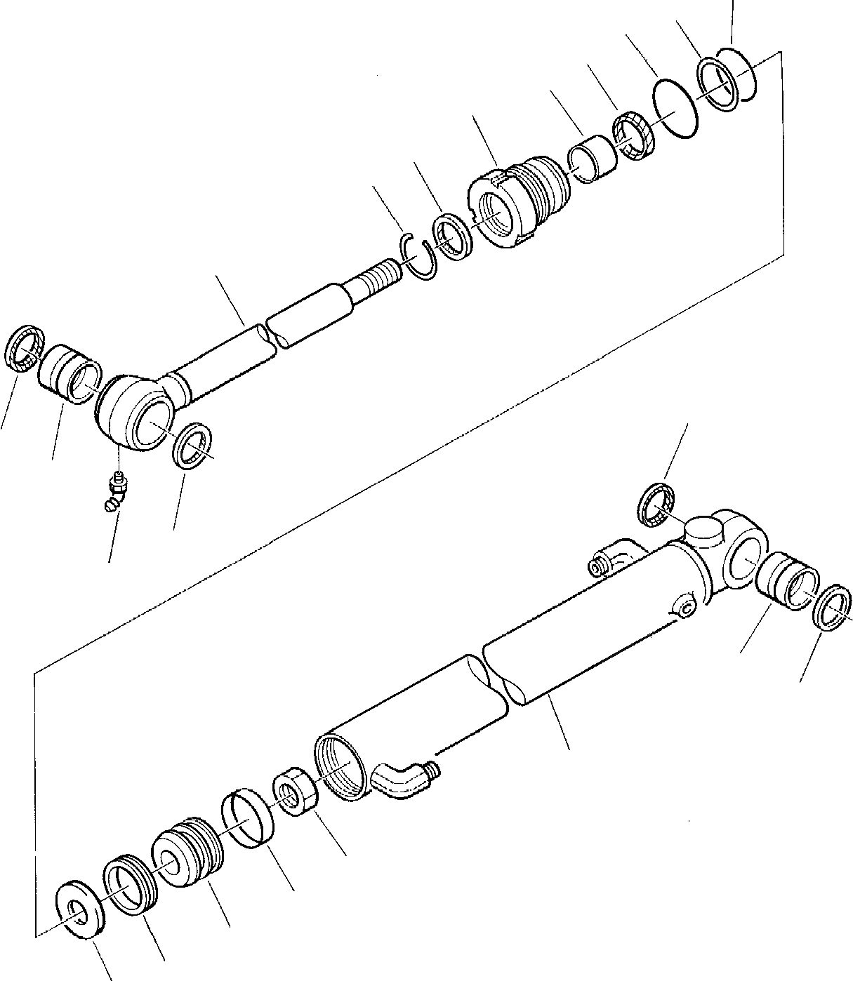 Схема запчастей Komatsu PC20-7 - ЦИЛИНДР КОВША РАБОЧЕЕ ОБОРУДОВАНИЕ