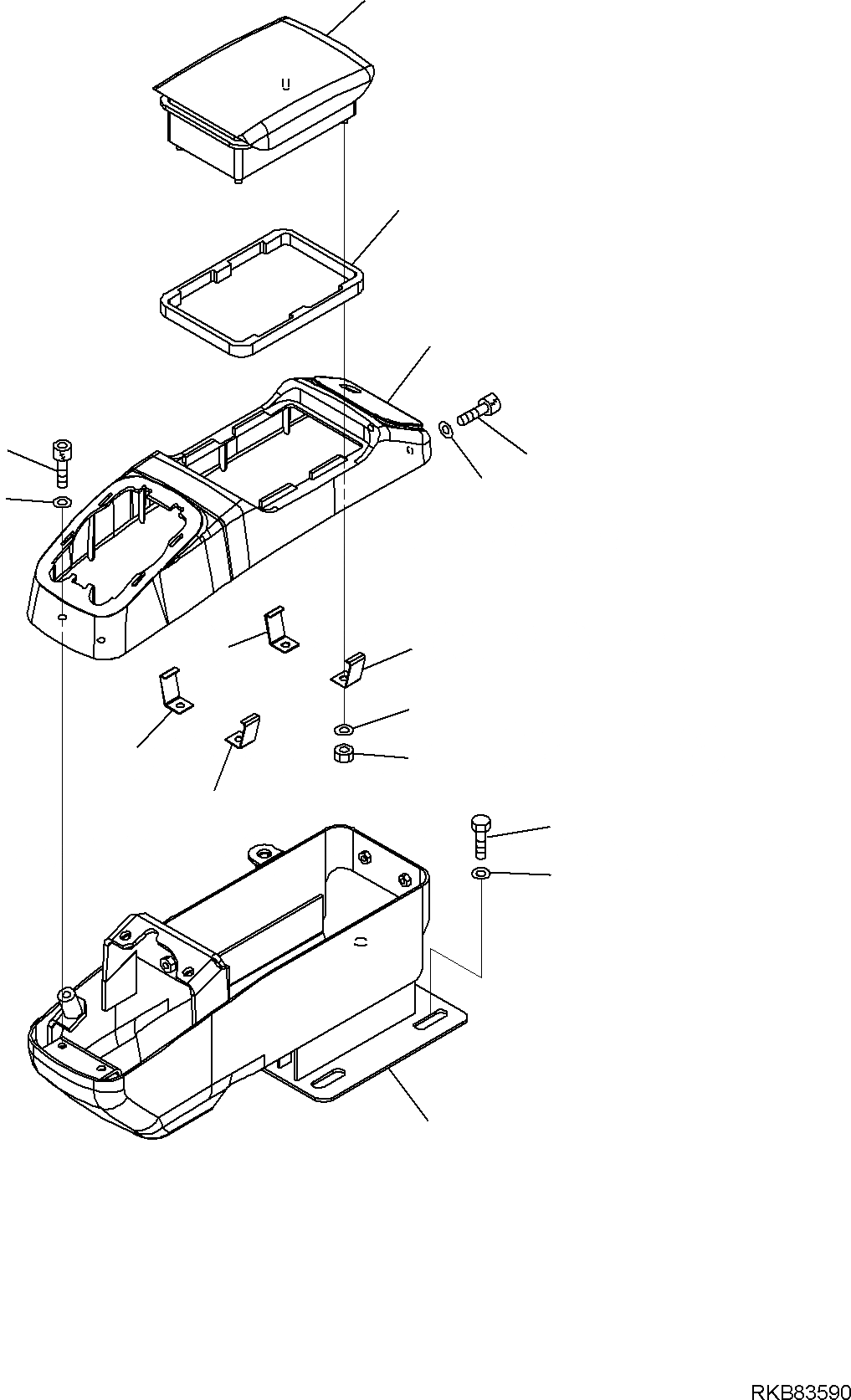 Схема запчастей Komatsu PC20MR-2 - ПРАВ. СЕРВОУПРАВЛ. (КАБИНА) СИСТЕМА УПРАВЛЕНИЯ И ОСНОВНАЯ РАМА