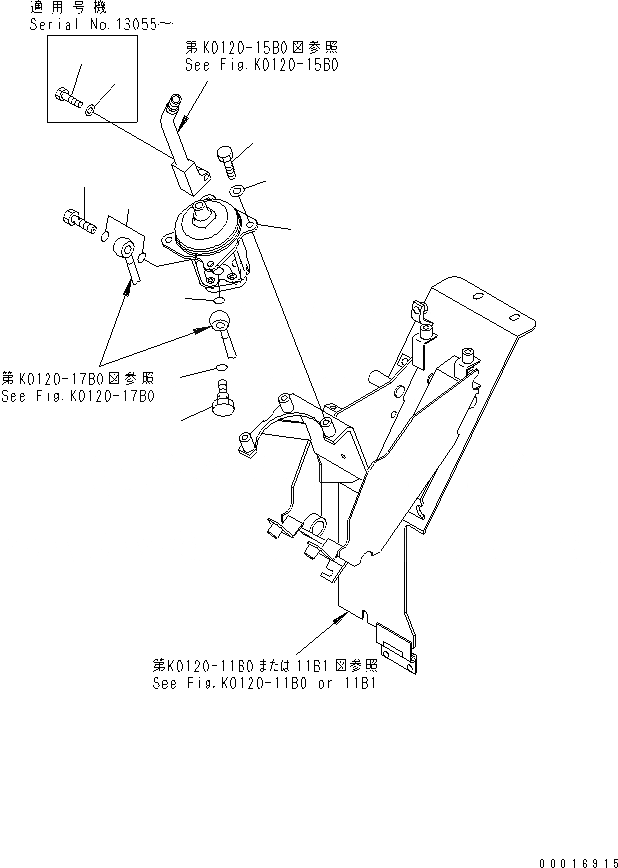 Схема запчастей Komatsu PC20MRX-1 - P.P.C. КЛАПАН И ЭЛЕМЕНТЫ КРЕПЛЕНИЯ (ПРАВ. ) КАБИНА ОПЕРАТОРА И СИСТЕМА УПРАВЛЕНИЯ