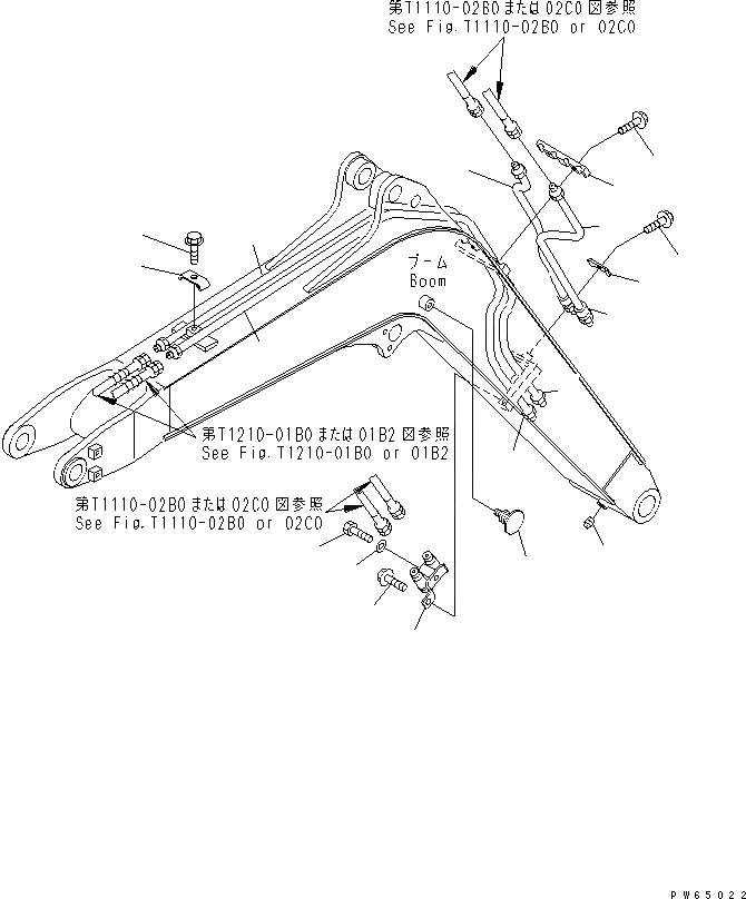 Схема запчастей Komatsu PC20MRX-1 - СТРЕЛА (ЦИЛИНДР РУКОЯТИAND ЦИЛИНДР КОВША ТРУБКА) РАБОЧЕЕ ОБОРУДОВАНИЕ