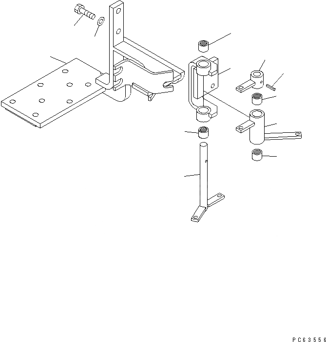 Схема запчастей Komatsu PC20R-8 - ОСНОВН. УПРАВЛЯЮЩ. КЛАПАН КОРПУС (США СПЕЦ-Я.) КАБИНА ОПЕРАТОРА И СИСТЕМА УПРАВЛЕНИЯ