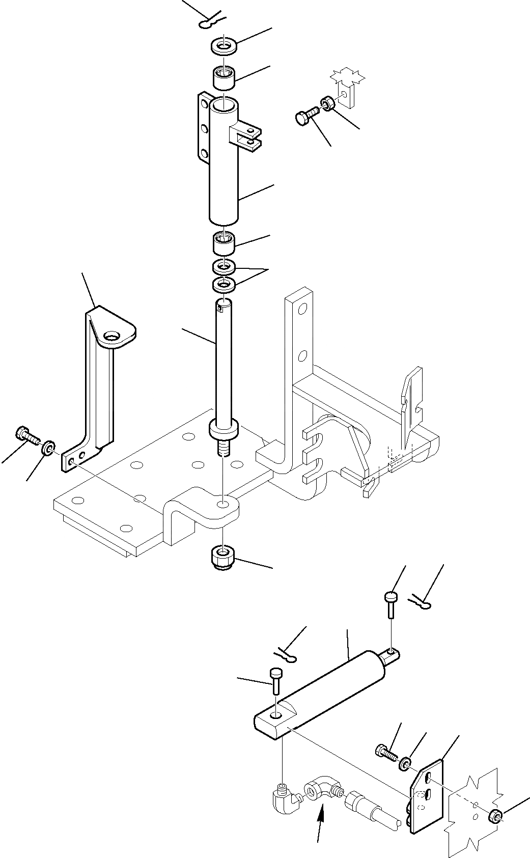 Схема запчастей Komatsu PC20R-8 - СЕРВОУПРАВЛ. БЛОКИР. СИСТЕМА СИСТЕМА УПРАВЛЕНИЯ И ОСНОВНАЯ РАМА