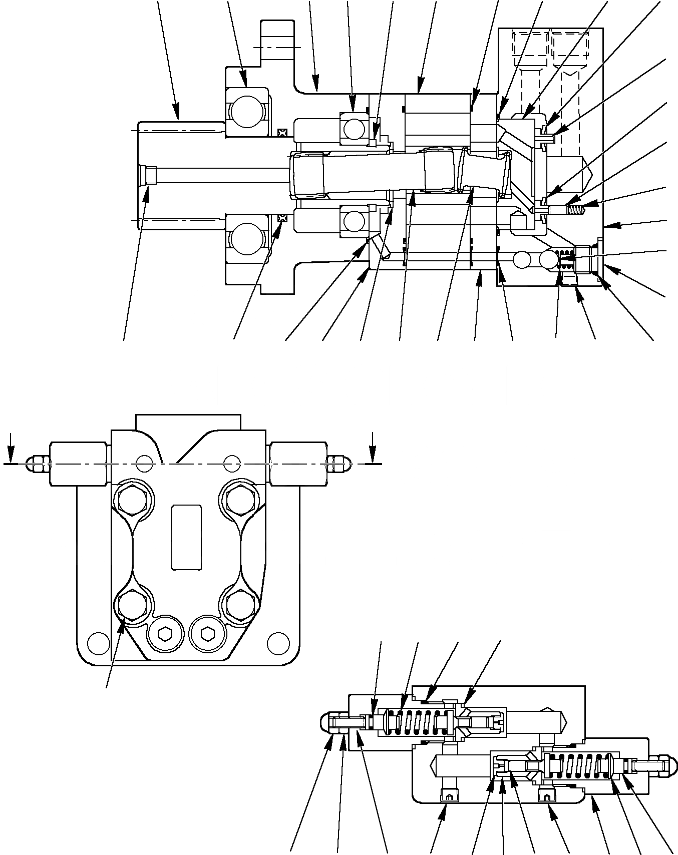 Схема запчастей Komatsu PC20R-8 - МОТОР ПОВОРОТА УПРАВЛ-Е РАБОЧИМ ОБОРУДОВАНИЕМ