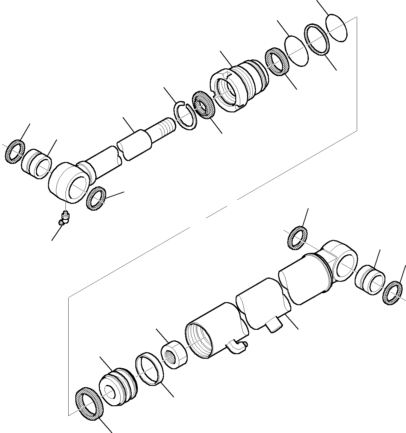 Схема запчастей Komatsu PC20R-8 - ЦИЛИНДР КОВША РАБОЧЕЕ ОБОРУДОВАНИЕ