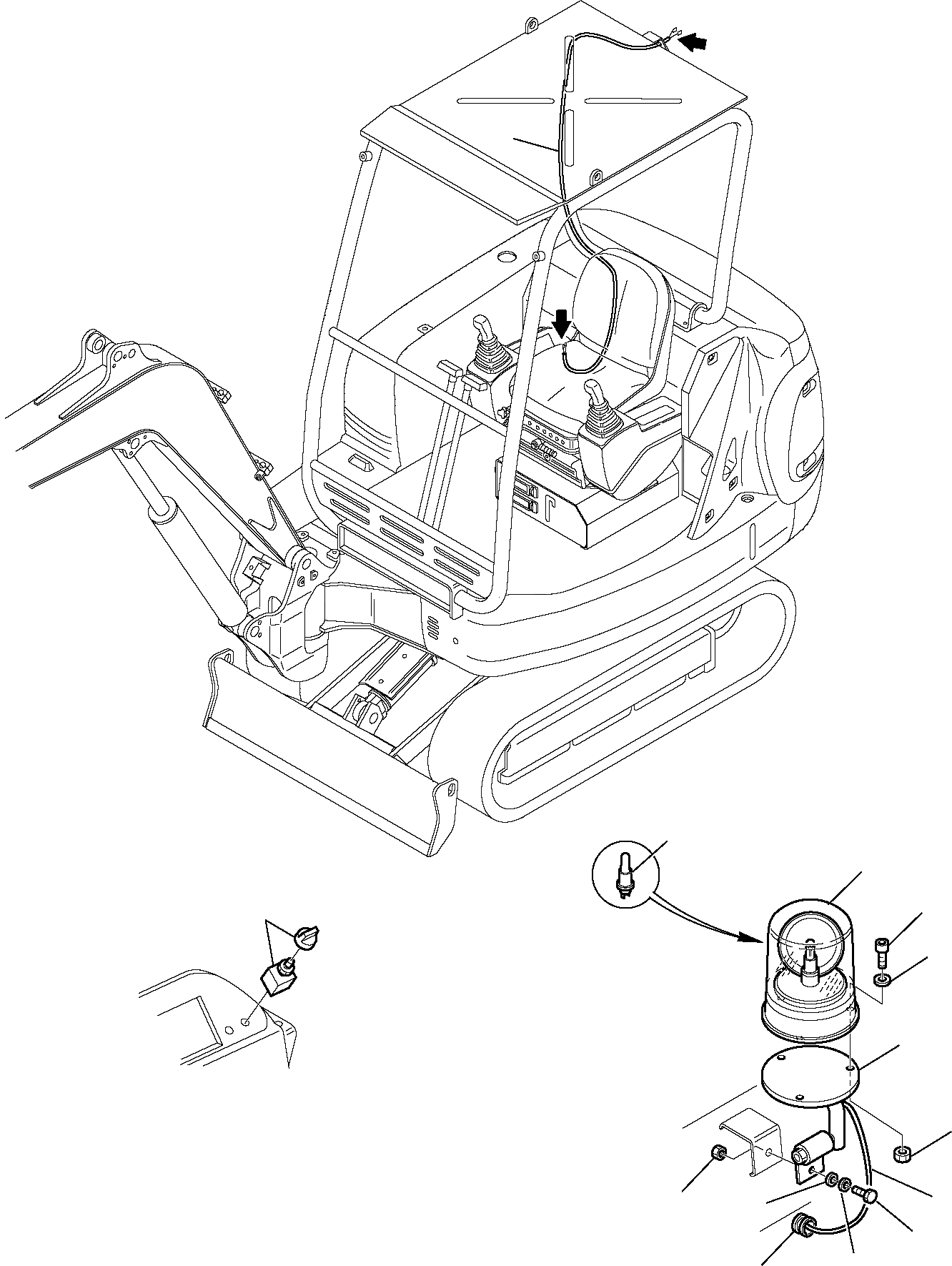 Схема запчастей Komatsu PC20R-8 - ЭЛЕКТРИКА (ПОВОРОТН. BEAM ЛИНИЯ) (НАВЕС) КОМПОНЕНТЫ ДВИГАТЕЛЯ И ЭЛЕКТРИКА