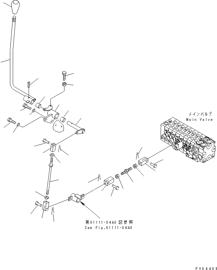 Схема запчастей Komatsu PC20UU-3 - ОСНОВН. УПРАВЛ-Е (ОТВАЛ) КАБИНА ОПЕРАТОРА И СИСТЕМА УПРАВЛЕНИЯ