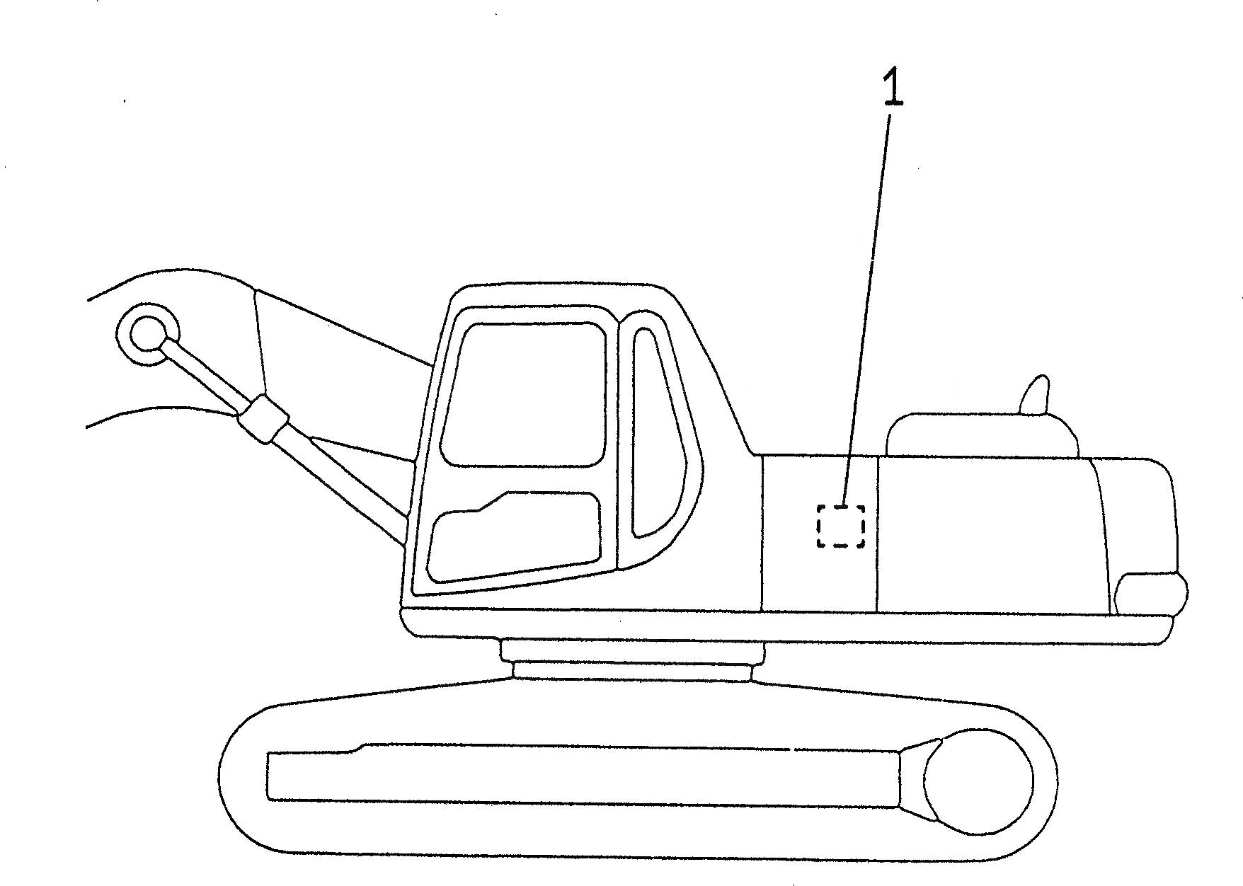 Схема запчастей Komatsu PC210-6G - ПЛАСТИНА (ВОЗДУХООЧИСТИТЕЛЬ¤ ДВОЙНОЙ ЭЛЕМЕНТ) МАРКИРОВКА