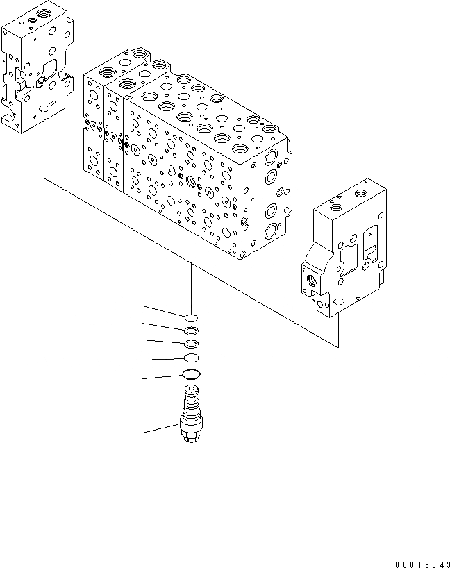 Схема запчастей Komatsu PC210-7-CA - ОСНОВН. КЛАПАН (-АКТУАТОР) (8/) ОСНОВН. КОМПОНЕНТЫ И РЕМКОМПЛЕКТЫ