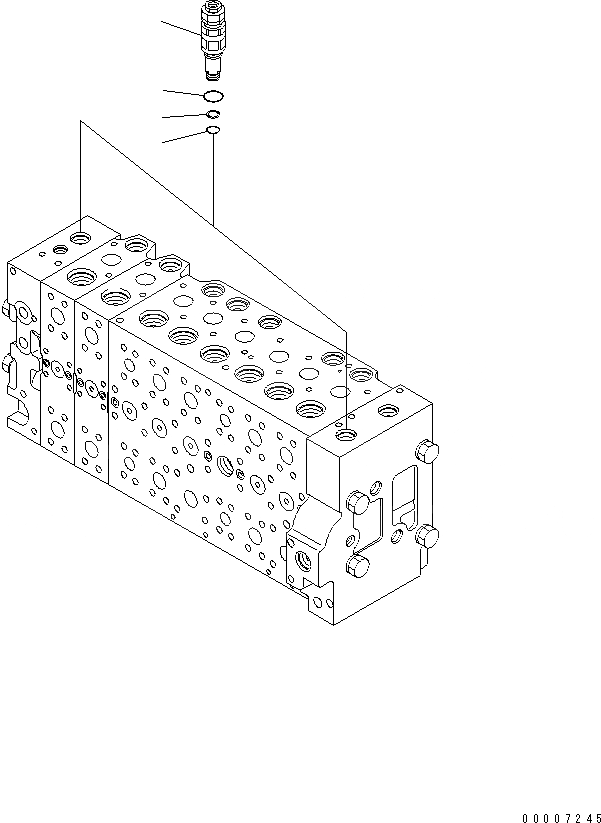 Схема запчастей Komatsu PC210-7-CA - ОСНОВН. КЛАПАН (-АКТУАТОР) (9/) ОСНОВН. КОМПОНЕНТЫ И РЕМКОМПЛЕКТЫ