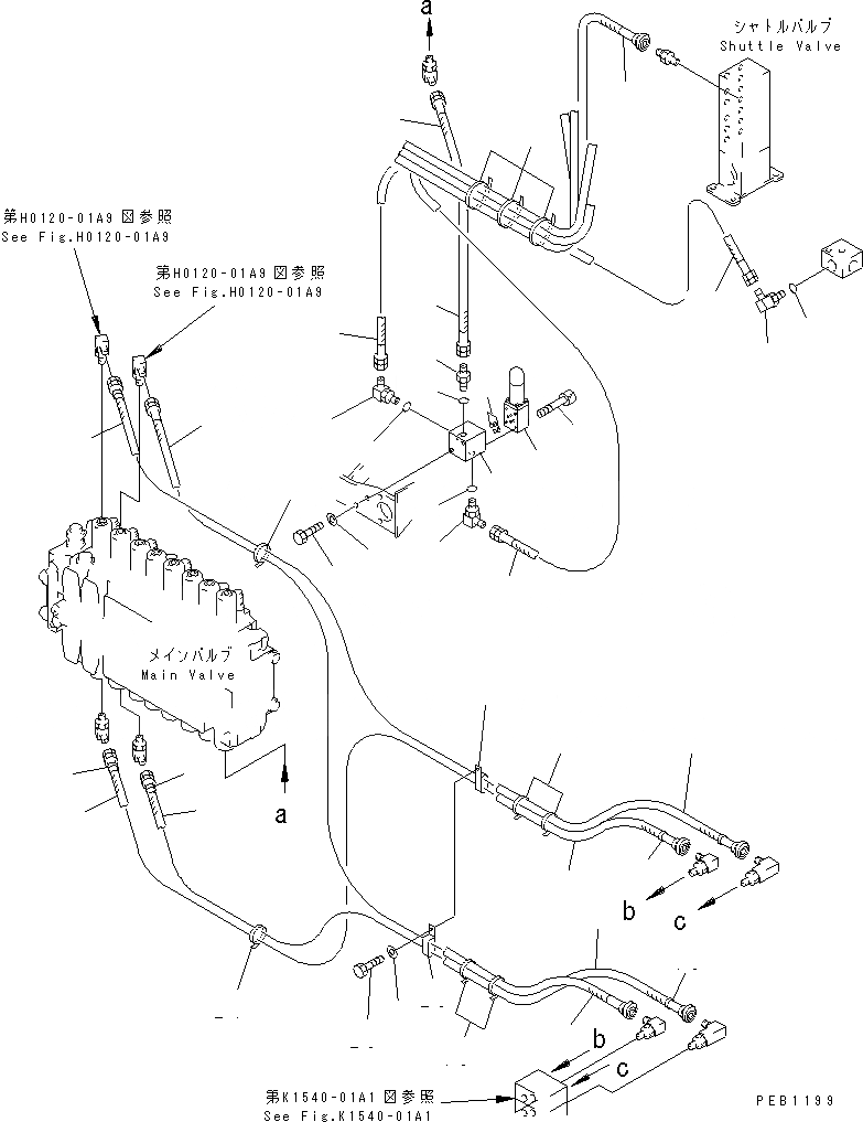 Схема запчастей Komatsu PC210-6 - ОСНОВН. ЛИНИЯ PPC (КЛАПАН ЛИНИИ PPCS) ( АКТУАТОР) (СПЕЦ-Я ДЛЯ РАЗРУШ. ЗДАНИЙ)(№-9) ГИДРАВЛИКА
