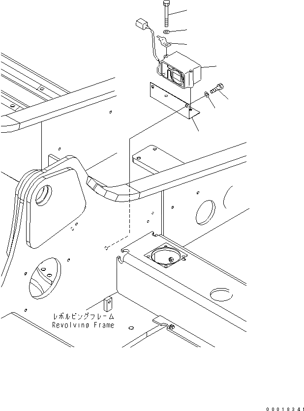 Схема запчастей Komatsu PC210LC-7-DG - СИГНАЛ ХОДА(№-) ЭЛЕКТРИКА