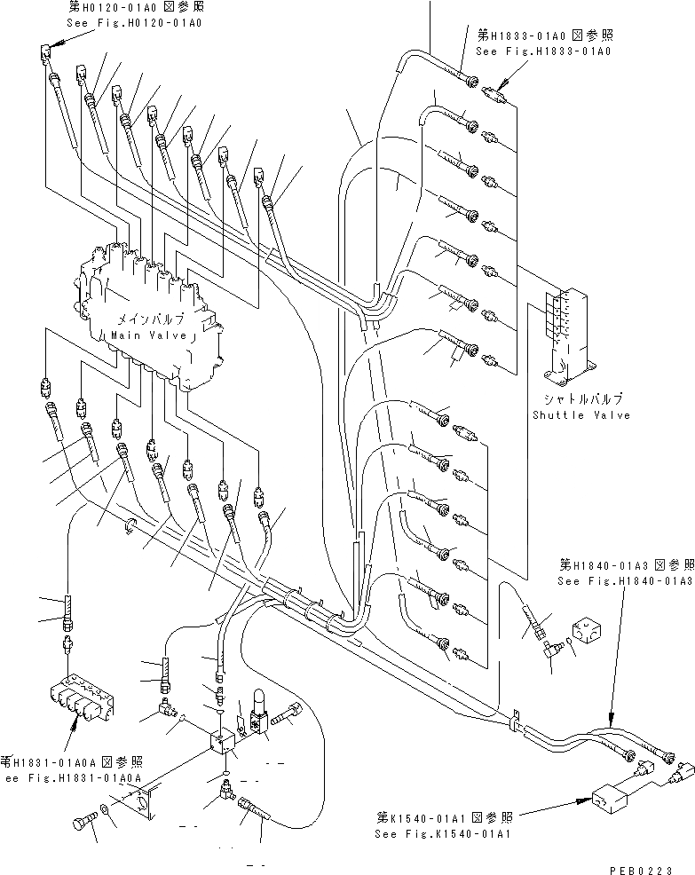 Схема запчастей Komatsu PC210LC-6 - ОСНОВН. ЛИНИЯ PPC (КЛАПАН ЛИНИИ PPCS) ( АКТУАТОР) (СПЕЦ-Я ДЛЯ РАЗРУШ. ЗДАНИЙ)(№-9) ГИДРАВЛИКА