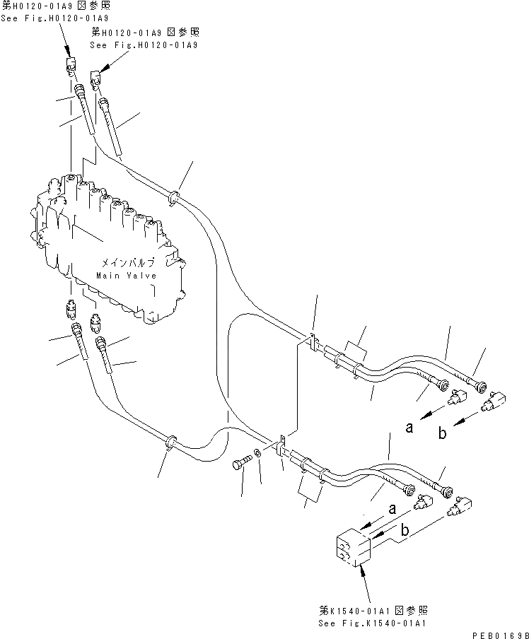 Схема запчастей Komatsu PC210LC-6 - ОСНОВН. ЛИНИЯ PPC (ОСНОВН. ЛИНИЯ PPCS) ( АКТУАТОР)(№-) ГИДРАВЛИКА