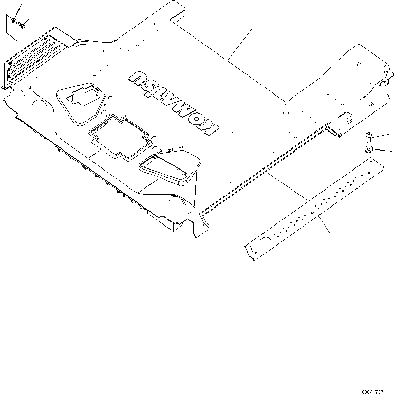 Схема запчастей Komatsu PC210NLC-8K - ПОЛ МАТЕРИАЛ K OPERATORґS ОБСТАНОВКА И СИСТЕМА УПРАВЛЕНИЯ