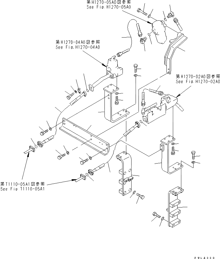 Схема запчастей Komatsu PC220-6Z - НАВЕСНОЕ ОБОРУД-Е (ВОЗВРАТ. ЛИНИЯ) (БЕЗ СТОПОРН. КЛАПАН) (КОМПЛЕКТ)(№7-7) ГИДРАВЛИКА
