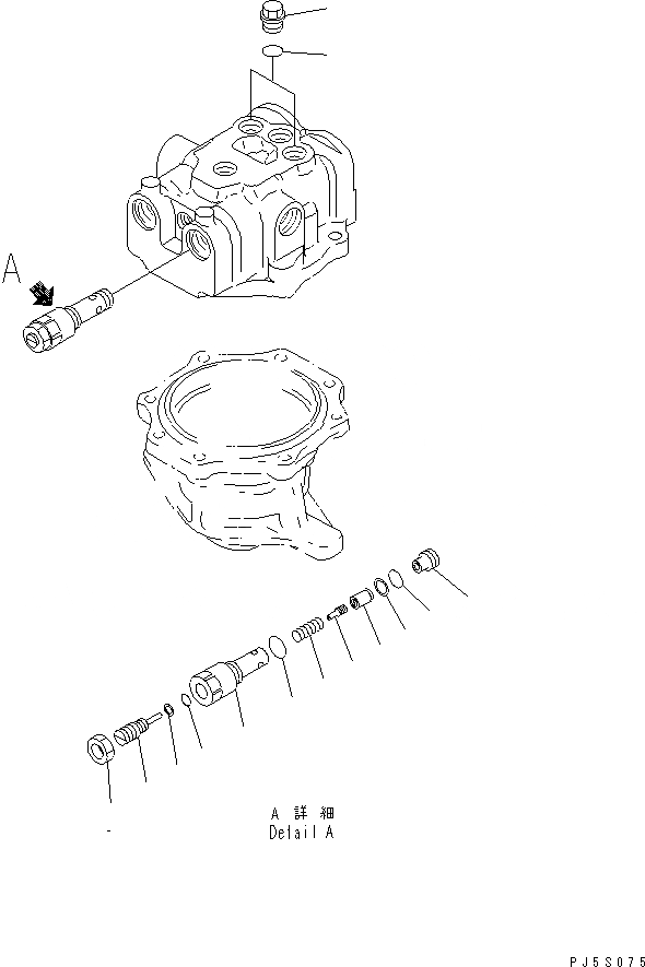 Схема запчастей Komatsu PC220-6Z - МОТОР ПОВОРОТА (/)(№7-8) ОСНОВН. КОМПОНЕНТЫ И РЕМКОМПЛЕКТЫ