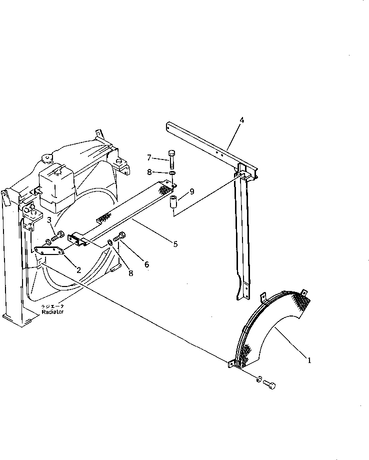 Схема запчастей Komatsu PC220-3 - ЗАЩИТА РАДИАТОРА (REGULATION OF SWEDEN)(№78-) СПЕЦ. APPLICATION ЧАСТИ¤ МАРКИРОВКА¤ ИНСТРУМЕНТ И РЕМКОМПЛЕКТЫ