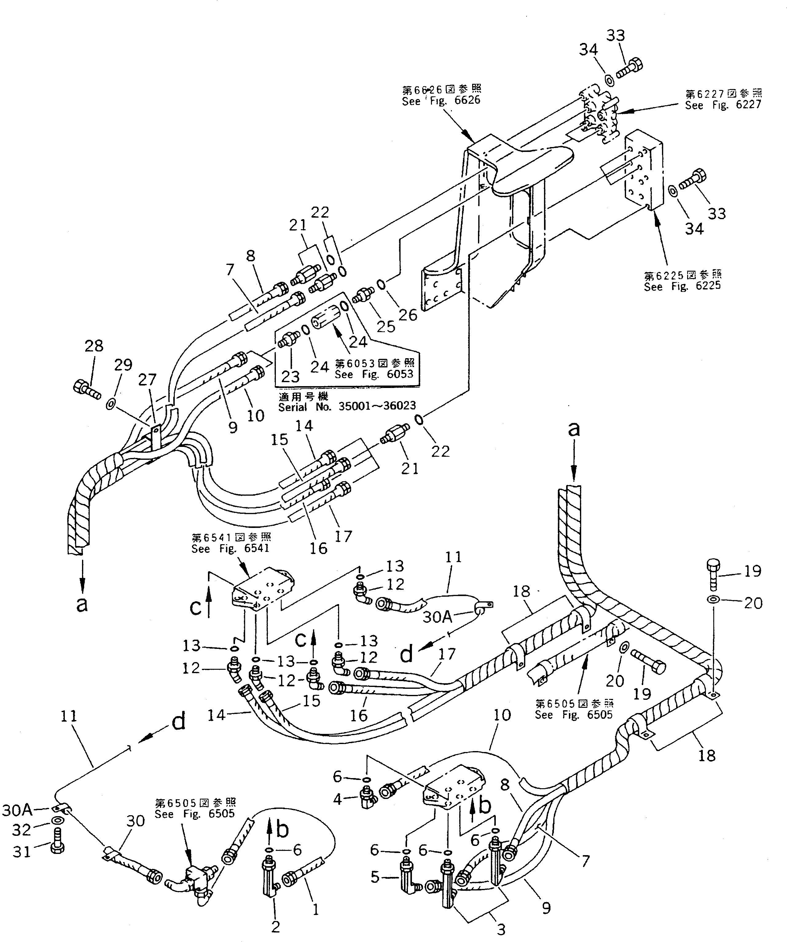 Схема запчастей Komatsu PC220-5 - P.P.C. КЛАПАН ТРУБЫ (БЛОК T/F РАСПРЕДЕЛИТ. КЛАПАН) (ДЛЯ WRIST УПРАВЛ-Е)(С ФИЛЬТР) (КРОМЕ ЯПОН.)(№-) УПРАВЛ-Е РАБОЧИМ ОБОРУДОВАНИЕМ