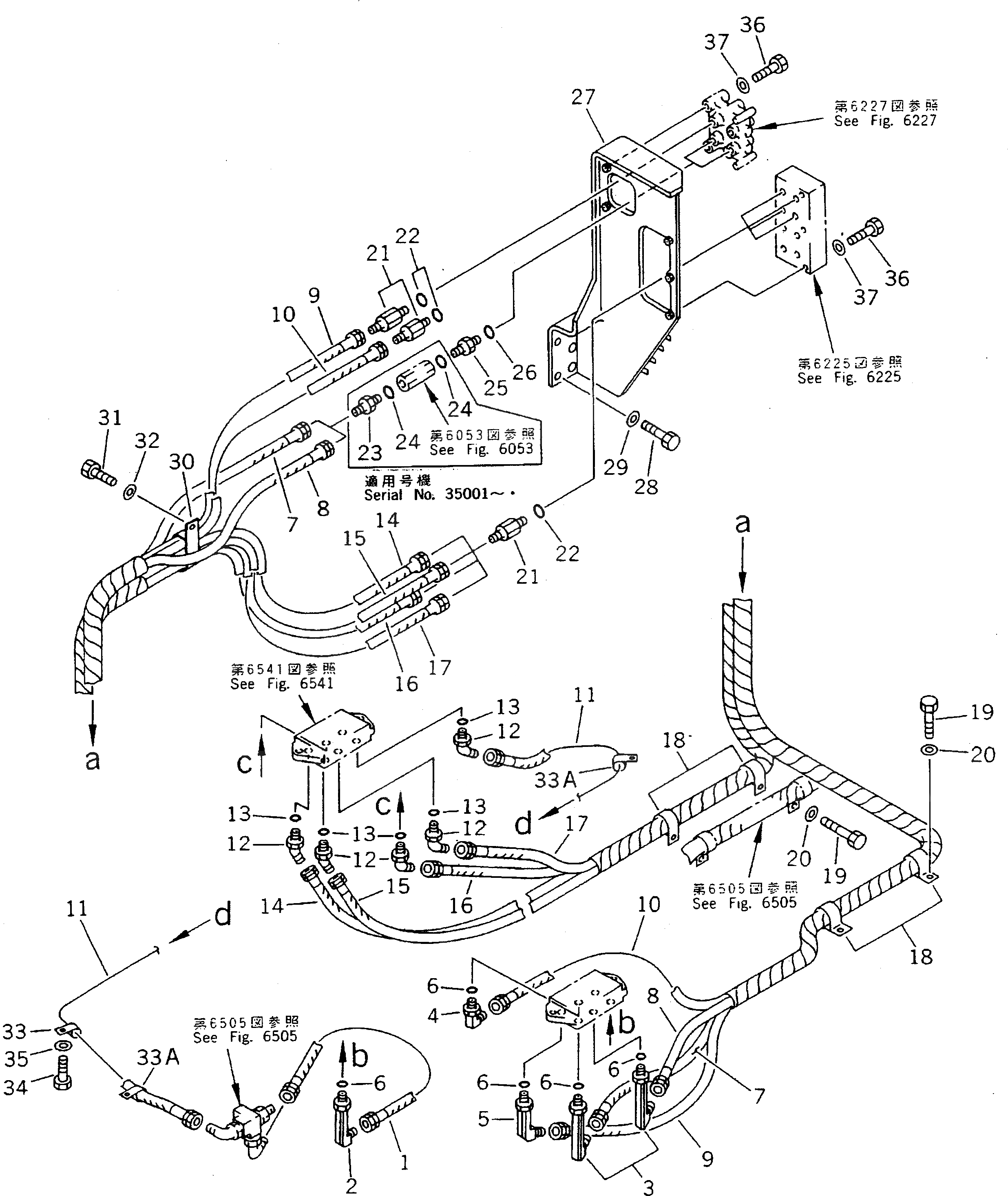 Схема запчастей Komatsu PC220-5 - P.P.C. КЛАПАН ТРУБЫ (БЛОК T/F РАСПРЕДЕЛИТ. КЛАПАН) (ДЛЯ WRIST УПРАВЛ-Е)(ДЛЯ ЯПОН.) (KOMATSU PATTERN)(№-) УПРАВЛ-Е РАБОЧИМ ОБОРУДОВАНИЕМ