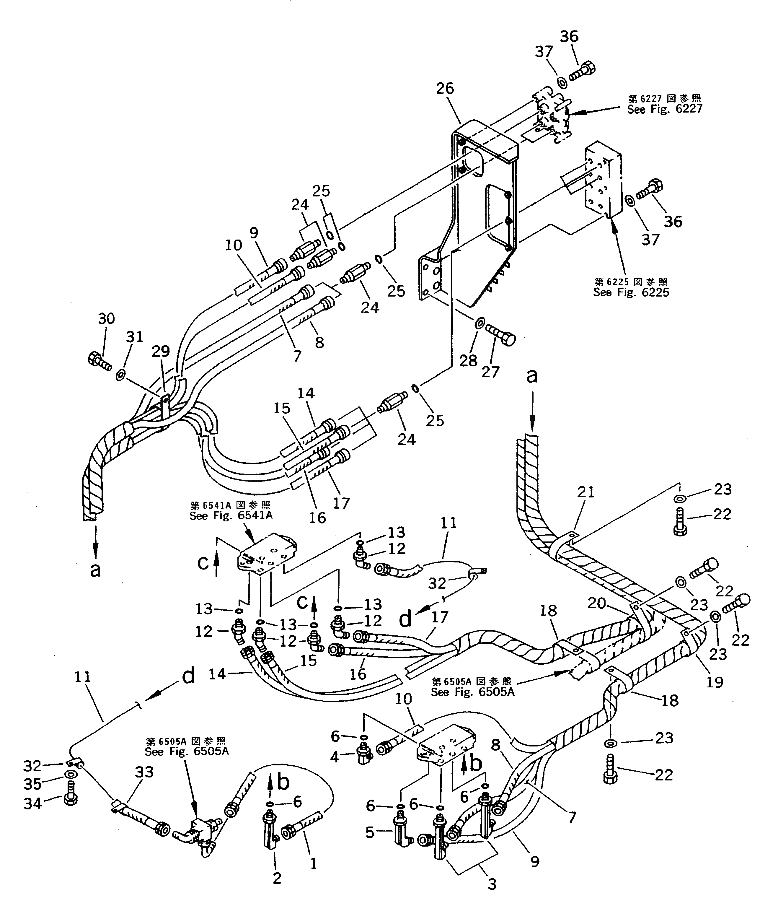 Схема запчастей Komatsu PC220-5 - P.P.C.КЛАПАН ТРУБЫ (БЛОК T/F РАСПРЕДЕЛИТ. КЛАПАН) (ДЛЯ WRIST УПРАВЛ-Е) (ДЛЯ ЯПОН.) (KOMATSU PATTERN)(№-778) УПРАВЛ-Е РАБОЧИМ ОБОРУДОВАНИЕМ