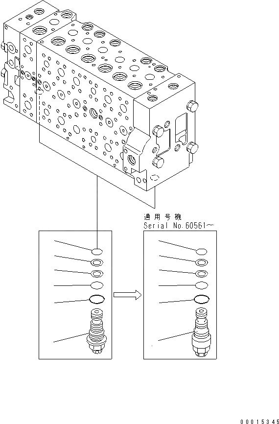 Схема запчастей Komatsu PC220-7 - УПРАВЛЯЮЩ. КЛАПАН (-АКТУАТОР) (7/9) ОСНОВН. КОМПОНЕНТЫ И РЕМКОМПЛЕКТЫ