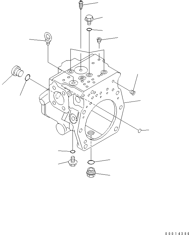 Схема запчастей Komatsu PC220-7-AA - ОСНОВН. НАСОС (/) ОСНОВН. КОМПОНЕНТЫ И РЕМКОМПЛЕКТЫ