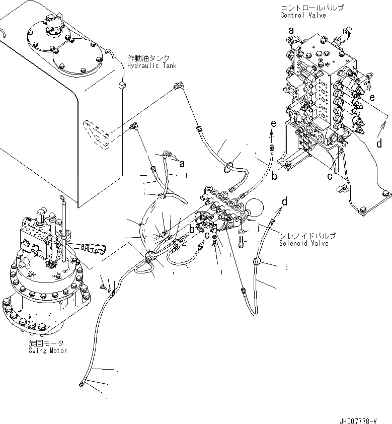 Схема запчастей Komatsu PC220-8 - СОЛЕНОИДНЫЙ КЛАПАН КОНТУР (СОЛЕНОИДНЫЙ КЛАПАН ТРУБЫ) ГИДРАВЛИКА