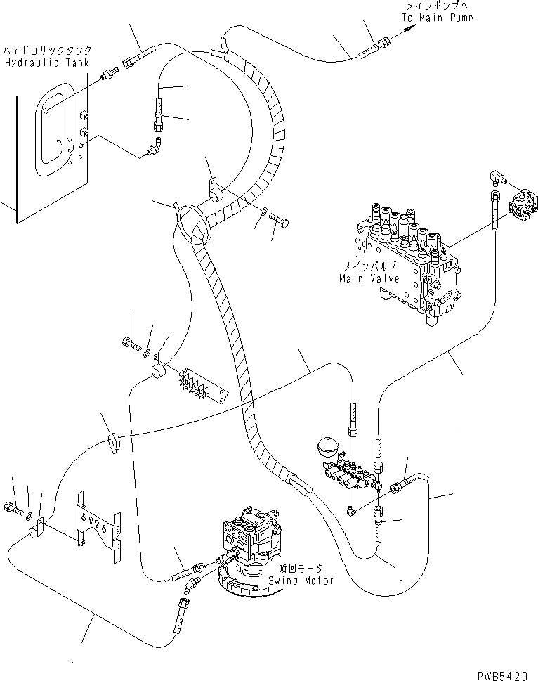 Схема запчастей Komatsu PC220LC-6Z - СОЛЕНОИДНЫЙ КЛАПАН (МЕХАНИЧ. ПОВОРОТН. ТОРМОЗ.) (СОЛЕНОИДНЫЙ КЛАПАН ЛИНИЯ)(№8-) ГИДРАВЛИКА