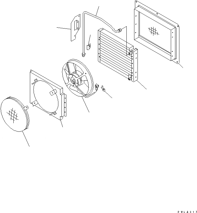 Схема запчастей Komatsu PC220LC-6Z - КОНДЕНСАТОР (С КОНДИЦИОНЕРОМ)(№-) ОСНОВН. КОМПОНЕНТЫ И РЕМКОМПЛЕКТЫ