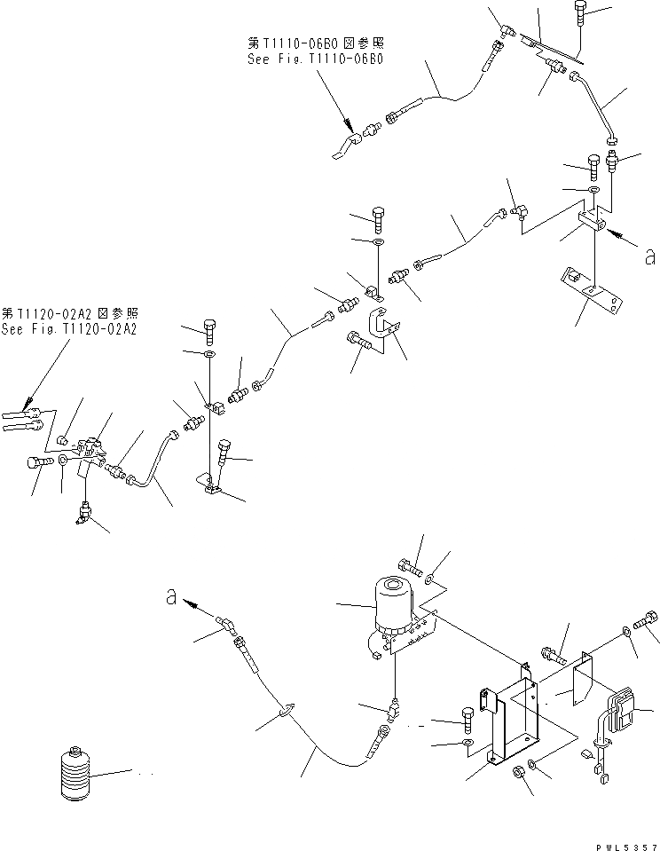 Схема запчастей Komatsu PC220LC-6 - АВТОМАТИЧ. СМАЗ. ПОДАЮЩ. СИСТЕМА ЧАСТИ(№9-) РАЗНОЕ