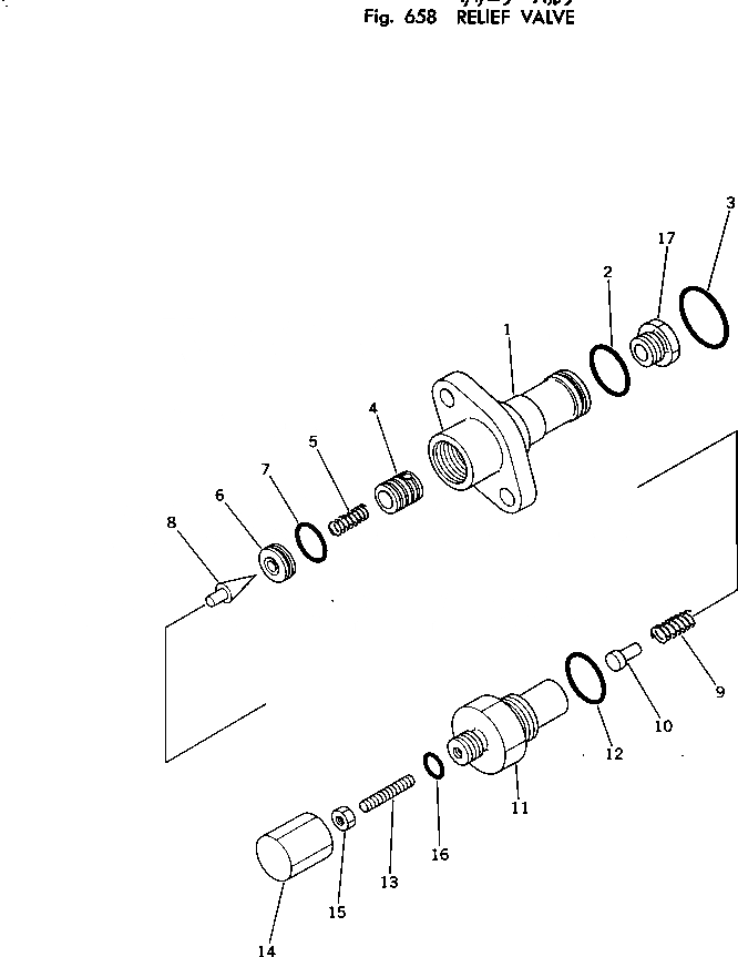 Схема запчастей Komatsu PC220LC-2 - РАЗГРУЗ. КЛАПАН УПРАВЛ-Е РАБОЧИМ ОБОРУДОВАНИЕМ
