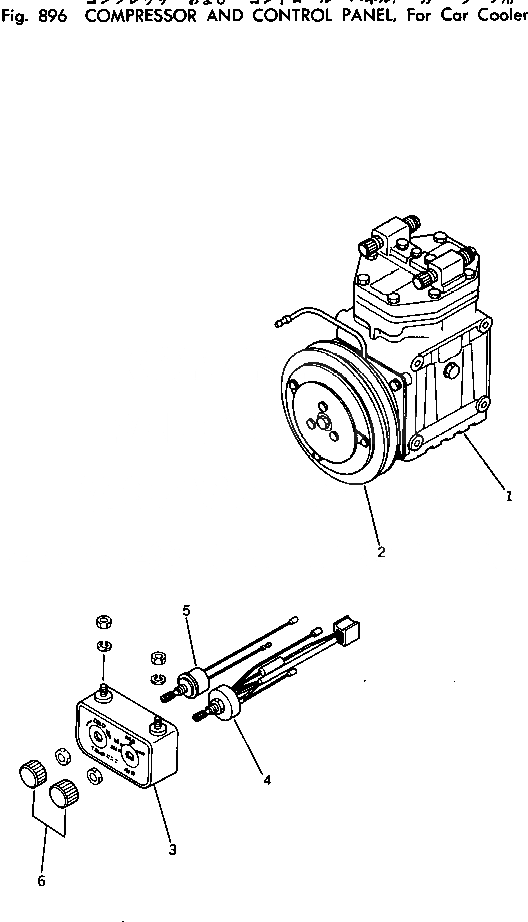 Схема запчастей Komatsu PC220LC-2 - КОМПРЕССОР И УПРАВЛ-Е PAN¤ ДЛЯ CAR ОХЛАДИТЕЛЬ ОПЦИОННЫЕ КОМПОНЕНТЫ (/)