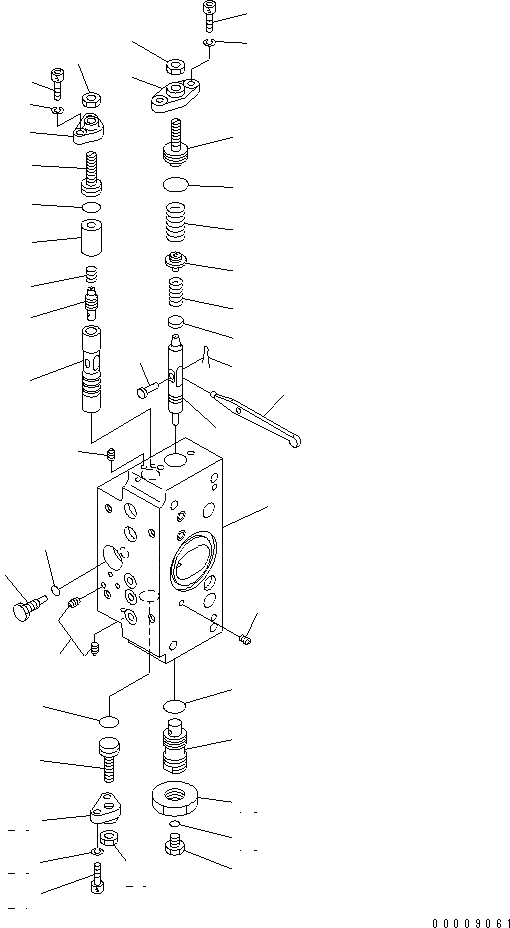 Схема запчастей Komatsu PC220LC-3 - СЕРВОКЛАПАН¤ ЗАДН. (/) (С -STAGE SELECTOR MODE OLSS) УПРАВЛ-Е РАБОЧИМ ОБОРУДОВАНИЕМ