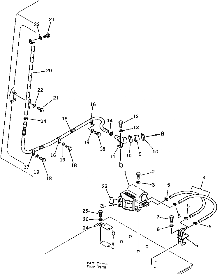 Схема запчастей Komatsu PC220LC-3 - АНТИОБЛЕДЕНИТЕЛЬ(№-) ОПЦИОННЫЕ КОМПОНЕНТЫ