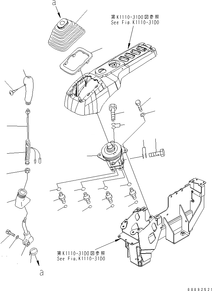 Схема запчастей Komatsu PC220LC-7 - ОСНОВН. КОНСТРУКЦИЯ (КАБИНА) (РЫЧАГ И КЛАПАН) (ПРАВ.)(№99-) КАБИНА ОПЕРАТОРА И СИСТЕМА УПРАВЛЕНИЯ