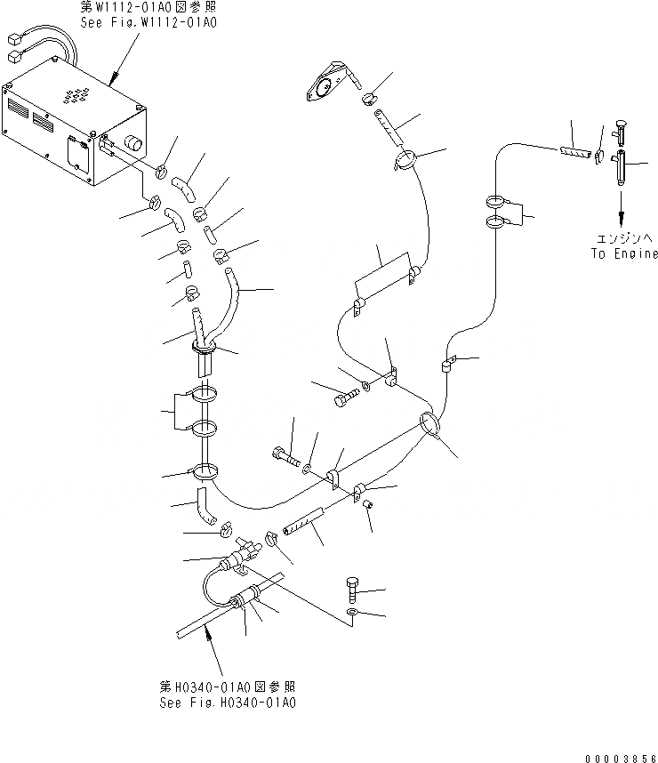 Схема запчастей Komatsu PC220LC-7 - ПРЕДПУСКОВ. ПОДОГРЕВ (ХЛАДАГЕНТ) (МОРОЗОУСТОЙЧИВ. СПЕЦИФ-Я)(№-) РАЗНОЕ