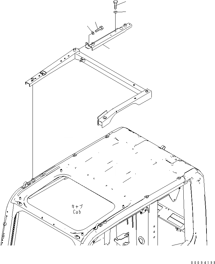 Схема запчастей Komatsu PC220LC-8 - КОРПУС (ДЛЯ ПОДЪЕМА РУКОЯТИ) ЭЛЕКТРИКА