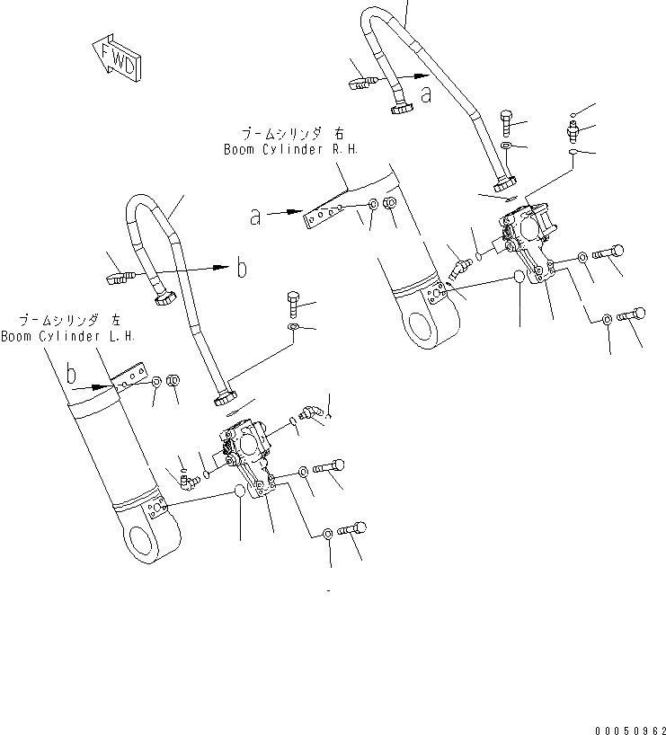 Схема запчастей Komatsu PC228USLC-3E0 - ЦИЛИНДР СТРЕЛЫ(С КЛАПАН ПЕРЕГРУЗКИ) (ДЛЯ 2-СЕКЦИОНН. СТРЕЛЫ) РАБОЧЕЕ ОБОРУДОВАНИЕ