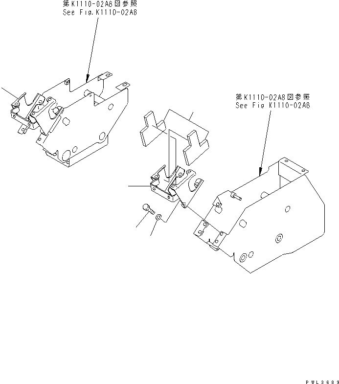 Схема запчастей Komatsu PC228US-2J - ОСНОВН. КОНСТРУКЦИЯ (КОРПУС) (ДЛЯ ЕС)(№-) КАБИНА ОПЕРАТОРА И СИСТЕМА УПРАВЛЕНИЯ