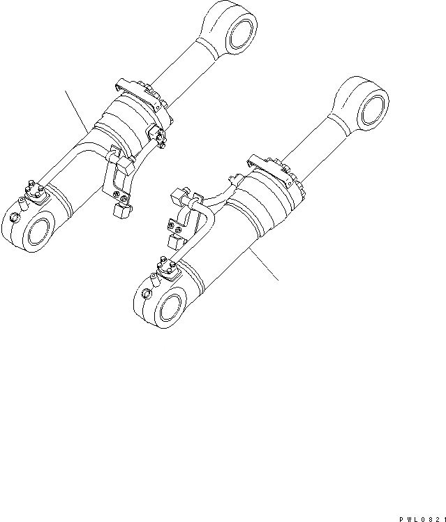 Схема запчастей Komatsu PC228US-1 - ЦИЛИНДР ОТВАЛА РАБОЧЕЕ ОБОРУДОВАНИЕ