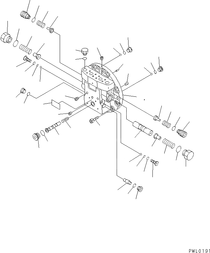 Схема запчастей Komatsu PC228US-1 - TRAVAL МОТОР (МОТОР В СБОРЕ) (GM8VL ТИП) ОСНОВН. КОМПОНЕНТЫ И РЕМКОМПЛЕКТЫ