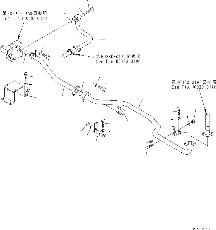 Схема запчастей Komatsu PC228US-2 - ВОЗВРАТНАЯ ЛИНИЯ(ТРУБКА) (СПЕЦ-Я ДЛЯ РАЗРУШ. ЗДАНИЙ) ГИДРАВЛИКА
